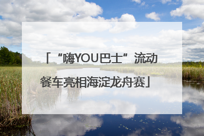 “嗨YOU巴士”流动餐车亮相海淀龙舟赛